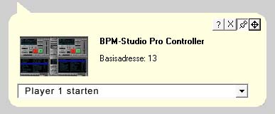 BPM-Studio pro Controller Gerät Ansicht